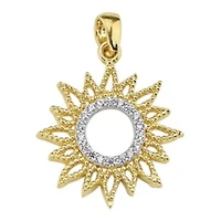 Pendentif 10 Kt Roger Roy P-AZP577