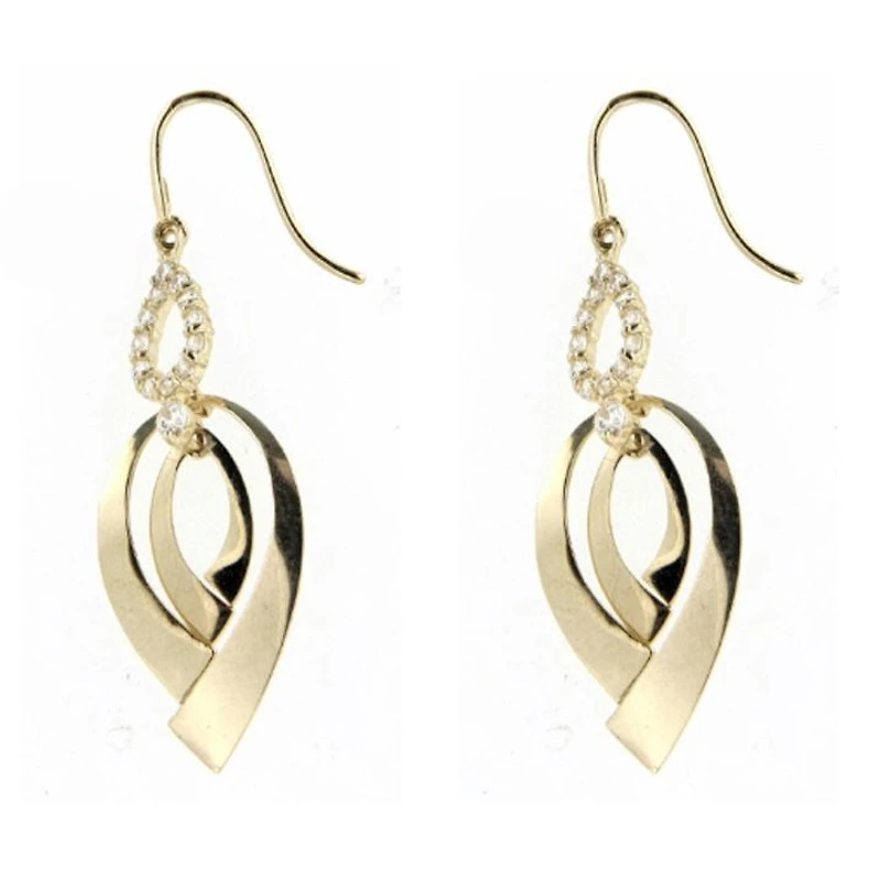 Boucles D’oreilles 10 Kt Roger Roy JE51807CZ