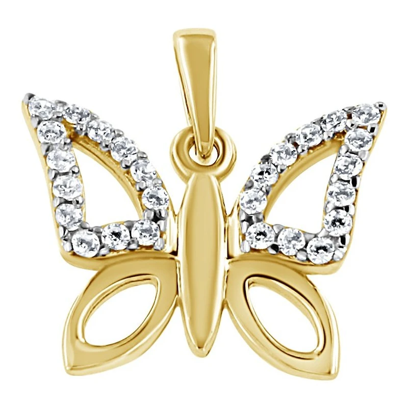 Pendentif 10 Kt Roger Roy PDC01-1019-2T