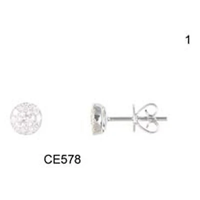 Boucles D’oreilles 14 Kt Van&Co CE578W