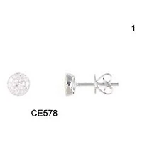 Boucles D’oreilles 14 Kt Van&Co CE578W
