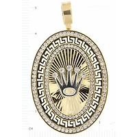 Pendentif 10 Kt Roger Roy P4582