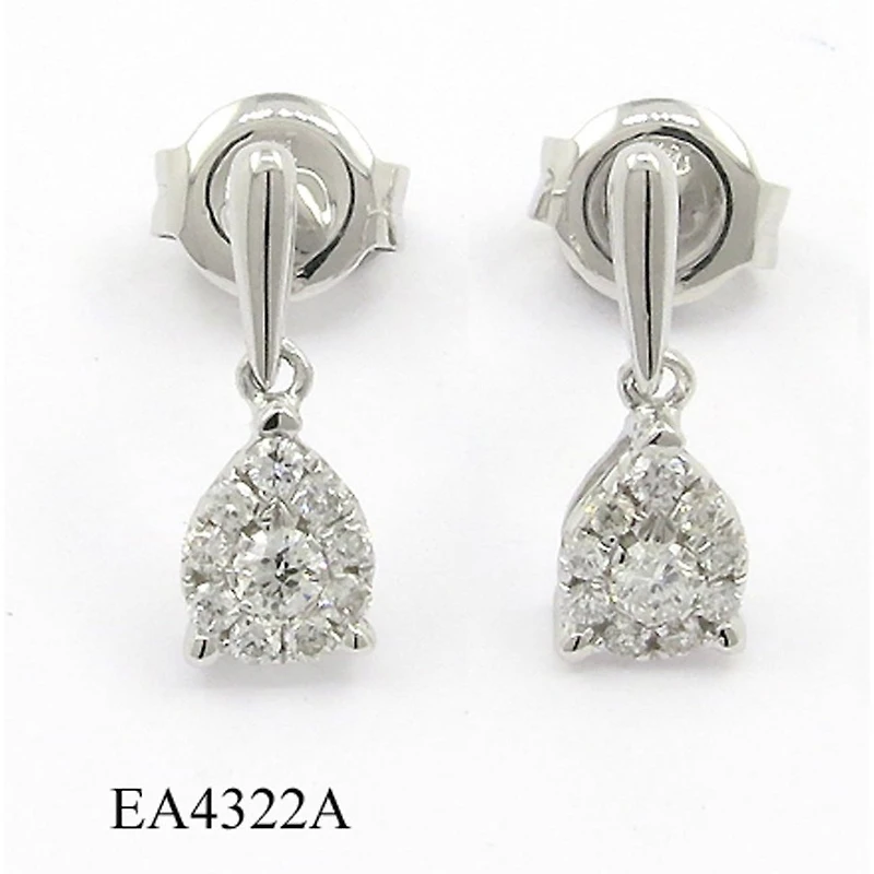 Boucles D’oreilles 14 Kt Roger Roy EA4322ADW