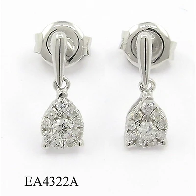Boucles D’oreilles 14 Kt Roger Roy EA4322ADW