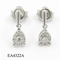 Boucles D’oreilles 14 Kt Roger Roy EA4322ADW
