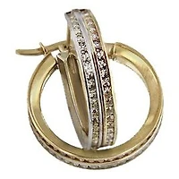 Earrings 10 Kt Roger Roy E200772-YW-FCZ