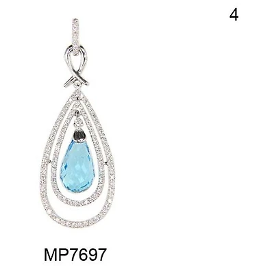 Pendentif 14 Kt Roger Roy MP7697BTW