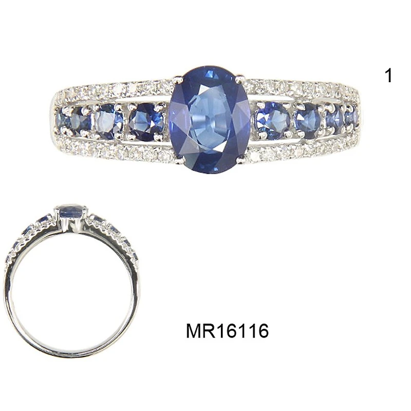 Bague 14 Kt Roger Roy MR16116SAW