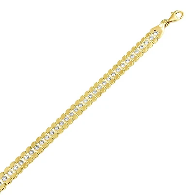 Bracelet 10 Kt Roger Roy BDC50-5572-2T