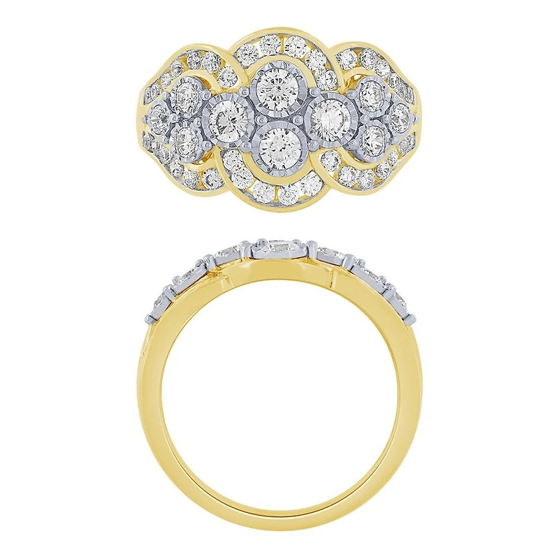 Bague 14 Kt Van&Co R184394-YW