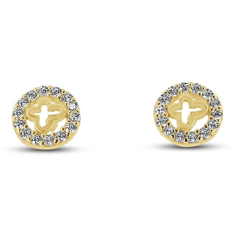 Boucles D’oreilles 10 Kt Roger Roy ELCV-0043