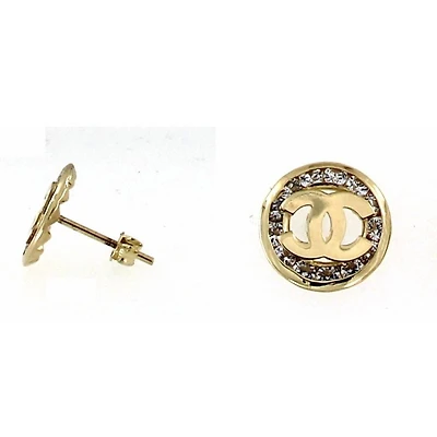 Boucles D’oreilles 10 Kt Roger Roy CE