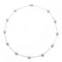 Pearl Neckless 10 Kt Roger Roy NP7101W