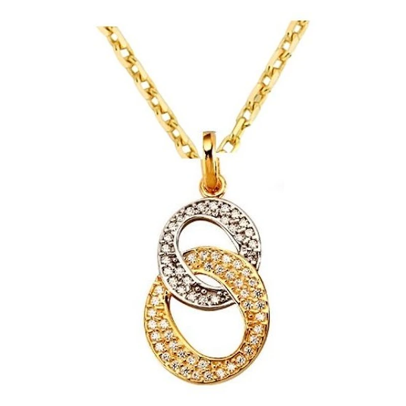 Pendentif 10 Kt Roger Roy P-ABRT028P