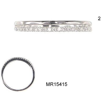 Bague Semi-Éternité Van&Co 15PTS MR15415W