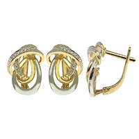 Boucles D’oreilles 14 Kt Roger Roy E05-YW