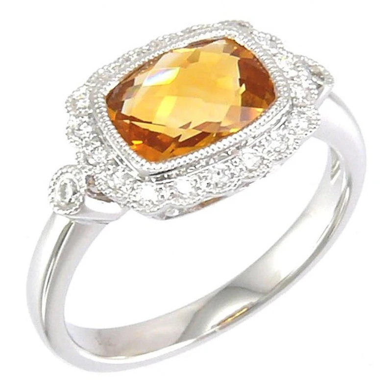 Bague 14 Kt Van&Co R17860WCI