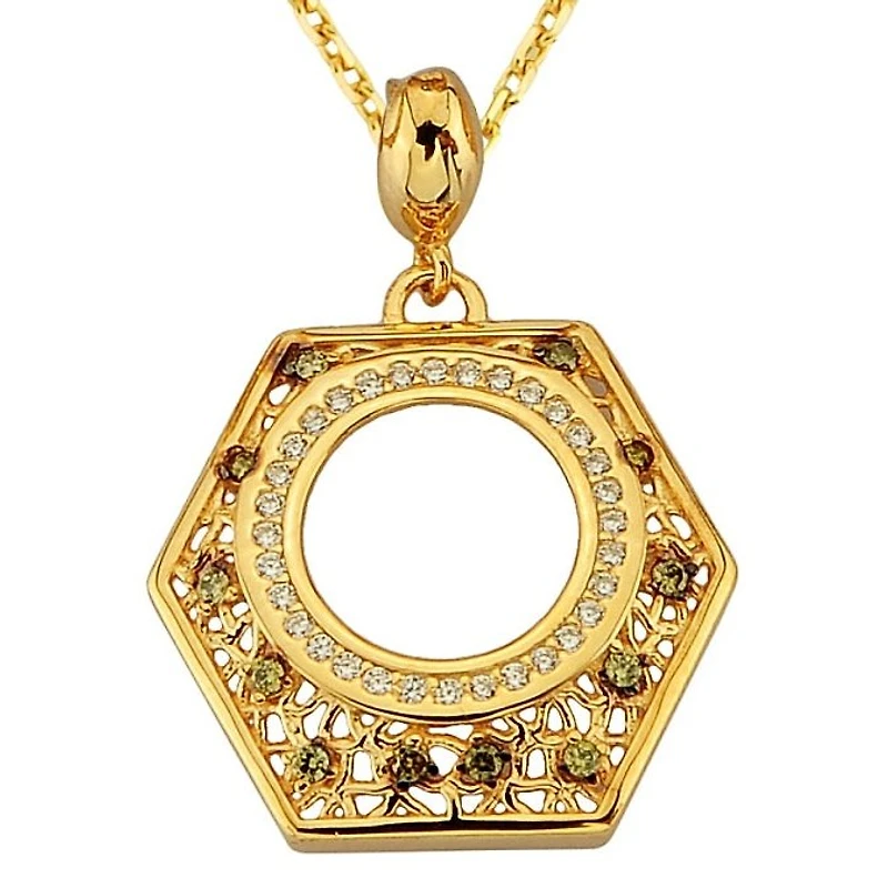 Pendentif 10 Kt Roger Roy P-ABRT293P