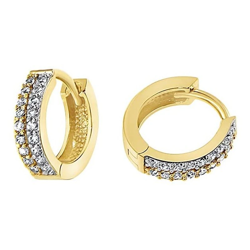 Boucles D’oreilles 10 Kt Roger Roy EDC01-1244-2T