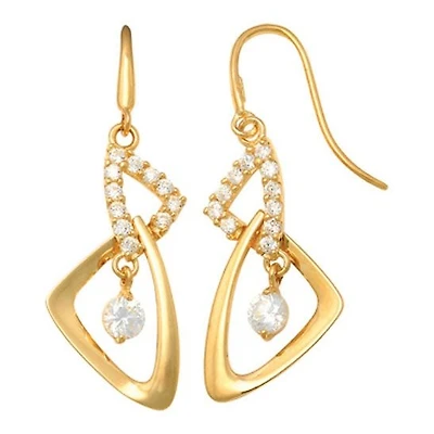 Boucles D’oreilles 10 Kt Roger Roy JE91369CZ