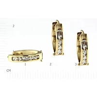 Boucles D’oreilles 10 Kt Roger Roy H20900-YCZ