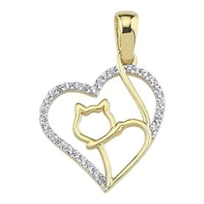 Pendentif 10 Kt Roger Roy P-AZP914