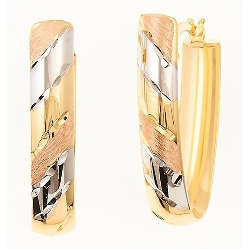 Boucles D’oreilles 10 Kt Roger Roy E22WA0237-15-3T