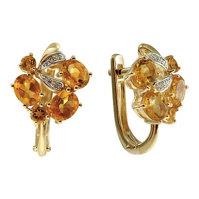 Boucles D’oreilles 14 Kt Van&Co E05-97571-8Y