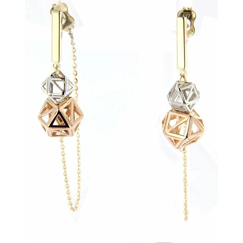 Boucles D’oreilles 10 Kt Roger Roy E209918-TC