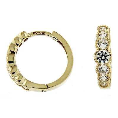 Boucles D’oreilles 10 Kt Roger Roy EB0678Y