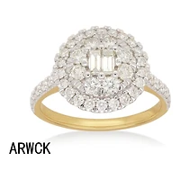 Bague 14 Kt Roger Roy ARWCK