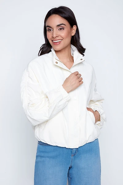 Xanthe ruched jacket