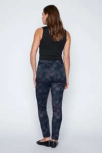Le pantalon jambe étroite imprimé