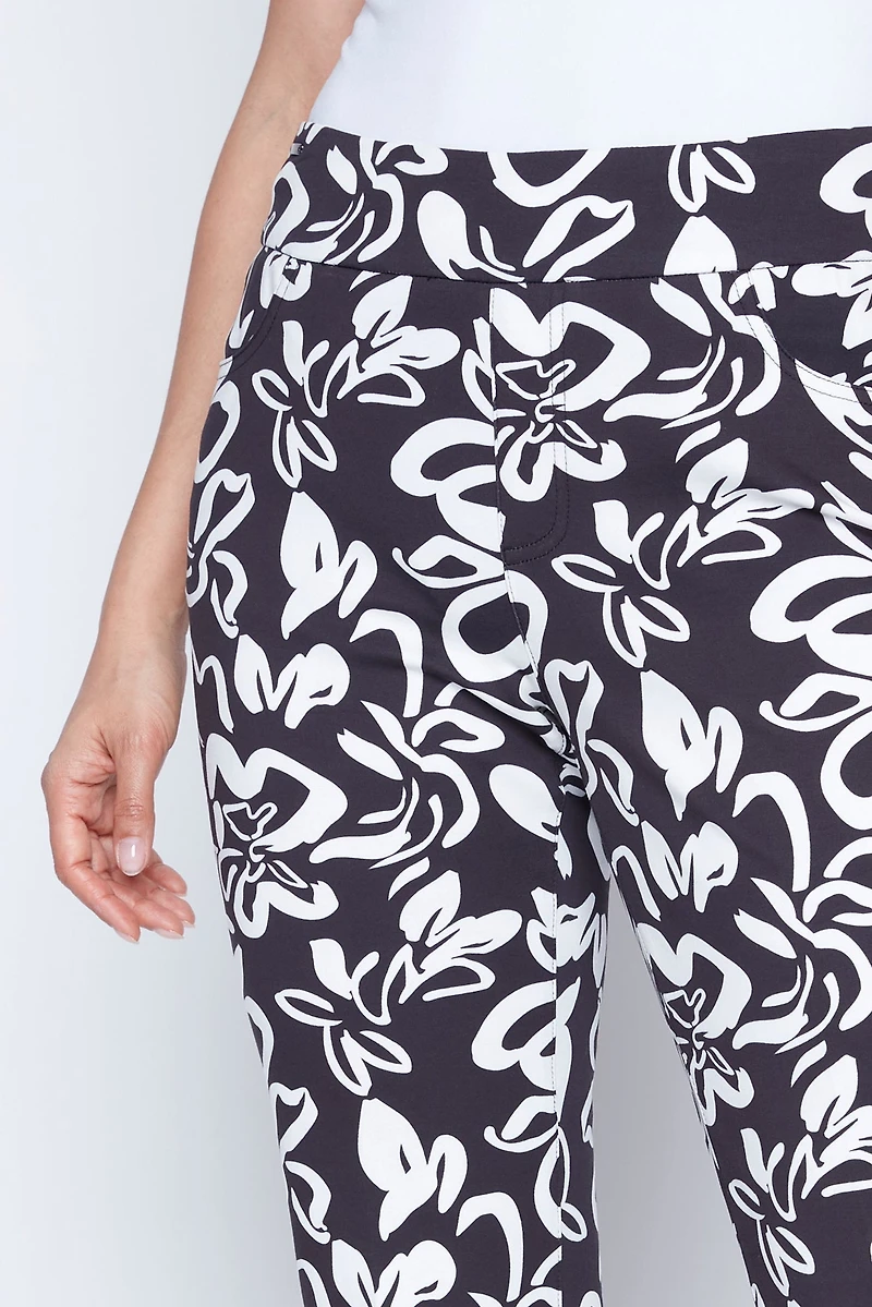 Campinella floral knit pant