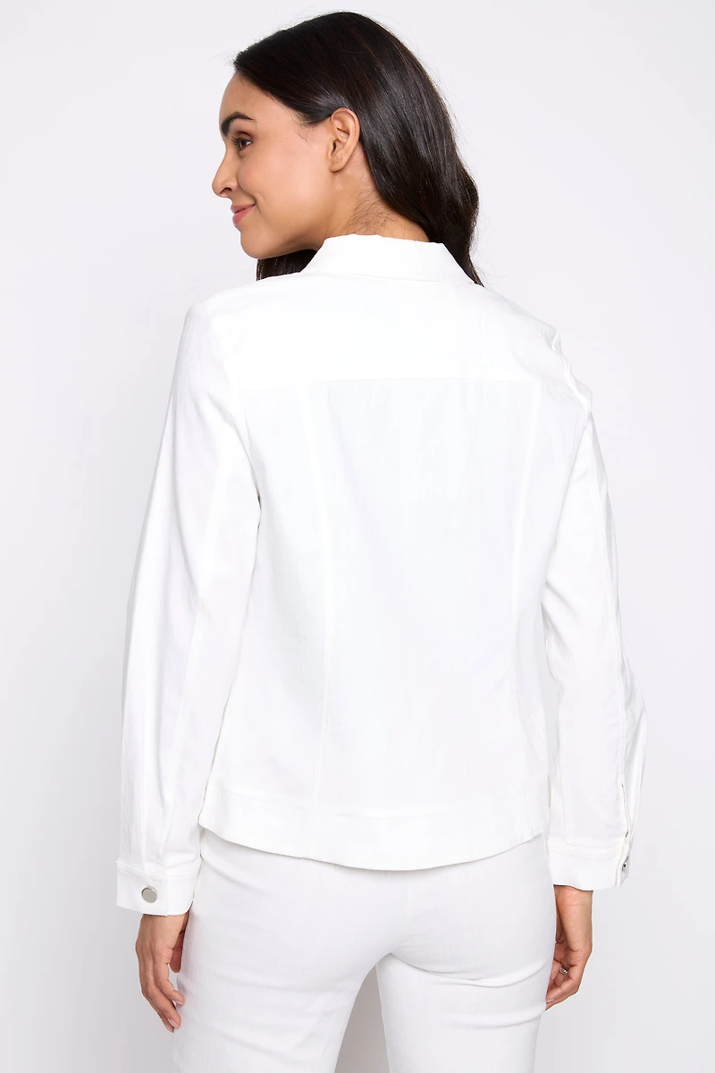 Textured bengaline jacket
