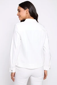 Textured bengaline jacket