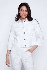 La veste courte imprimée en bengaline