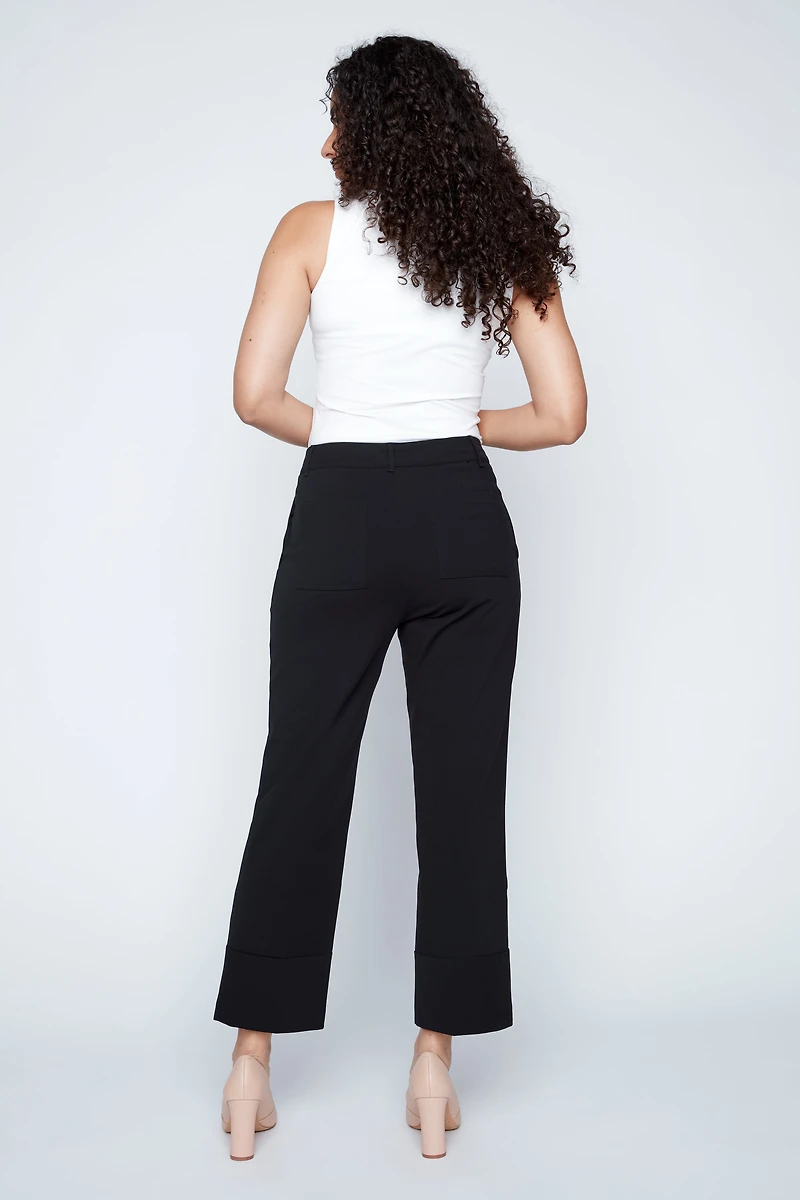 Madison straight leg cuff trouser