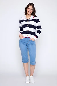 Stripe cardigan