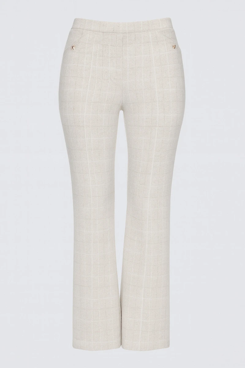Le pantalon à carreaux enfiler