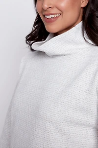 Puckered knit top