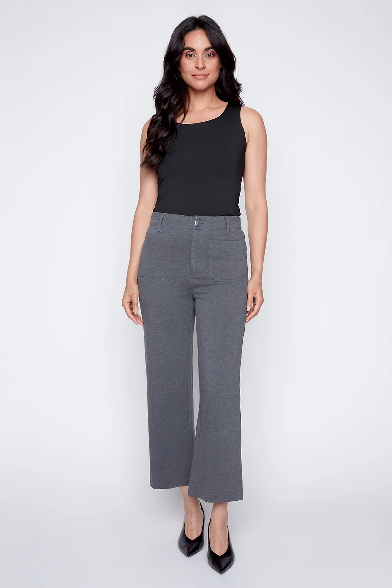 Wide leg pdr pant