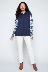 Quilted jersey vest