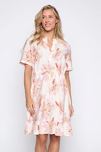 La robe à volants imprimé floral