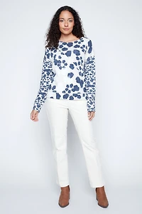 Animal print top