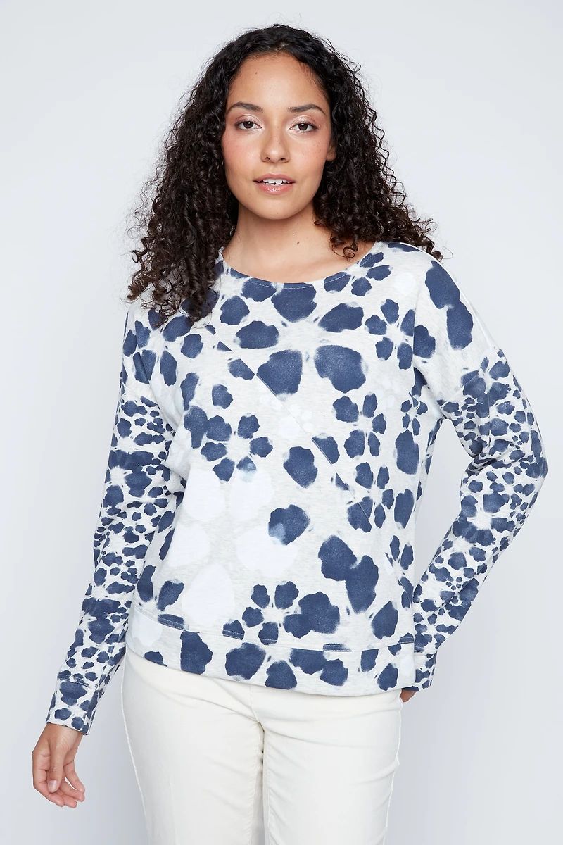 Animal print top