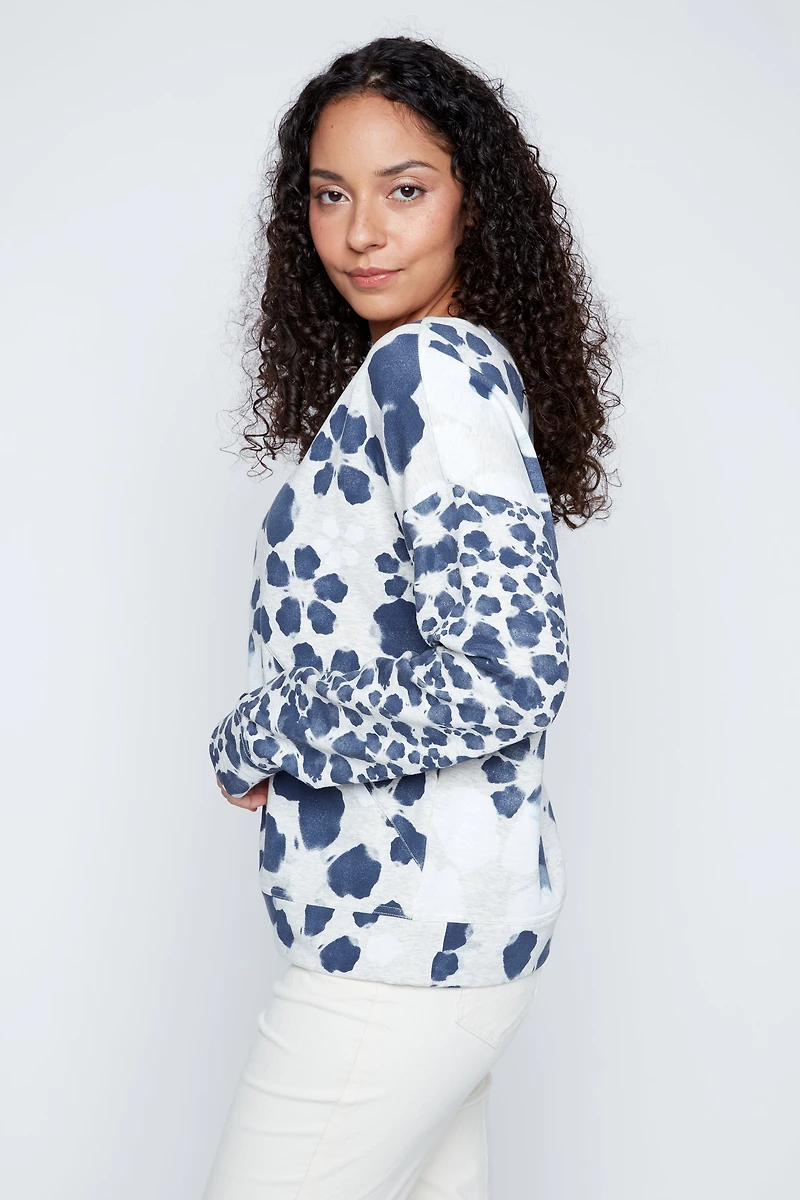 Animal print top