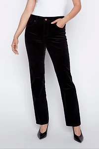 Straight leg corduroy pant