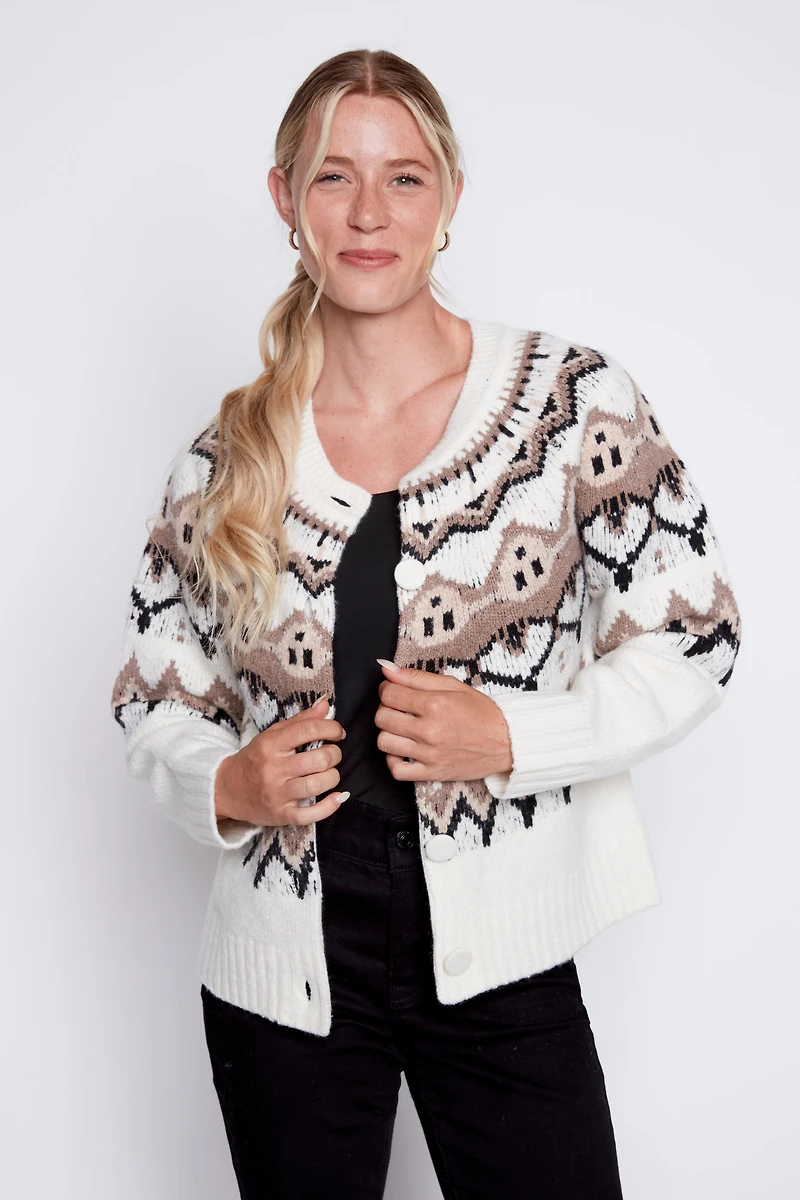 Le cardigan Fair Isle