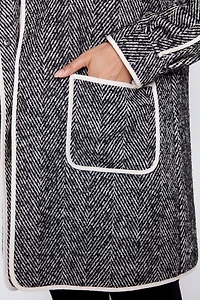 Herringbone fooler coat